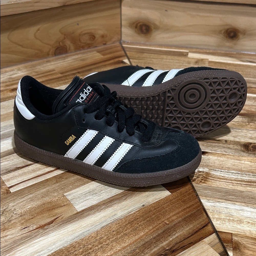 Adidas Samba Black White Womens/Kids Sneakers
